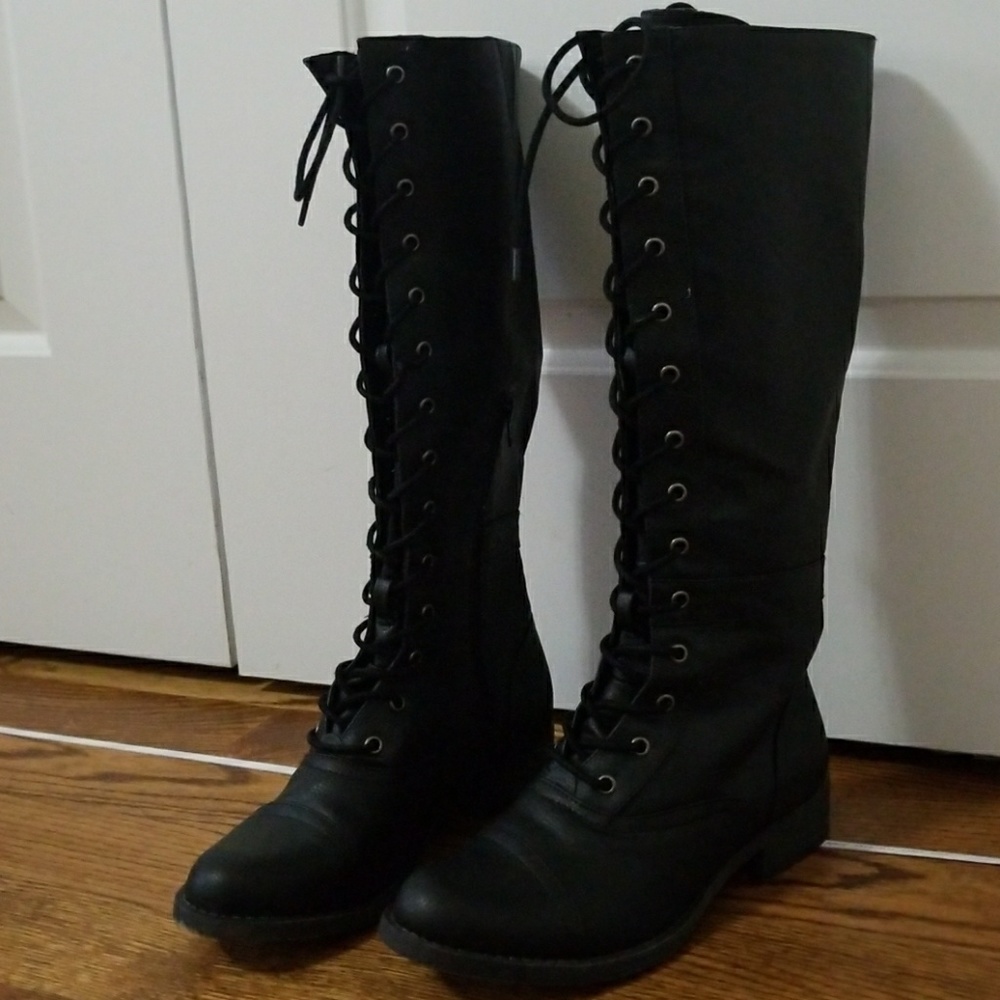 Leather Knee boots